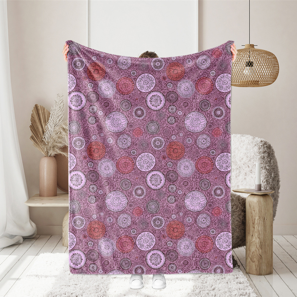 Test- Abstract Liberty Flowers Fabric – Custom Print Fabrics