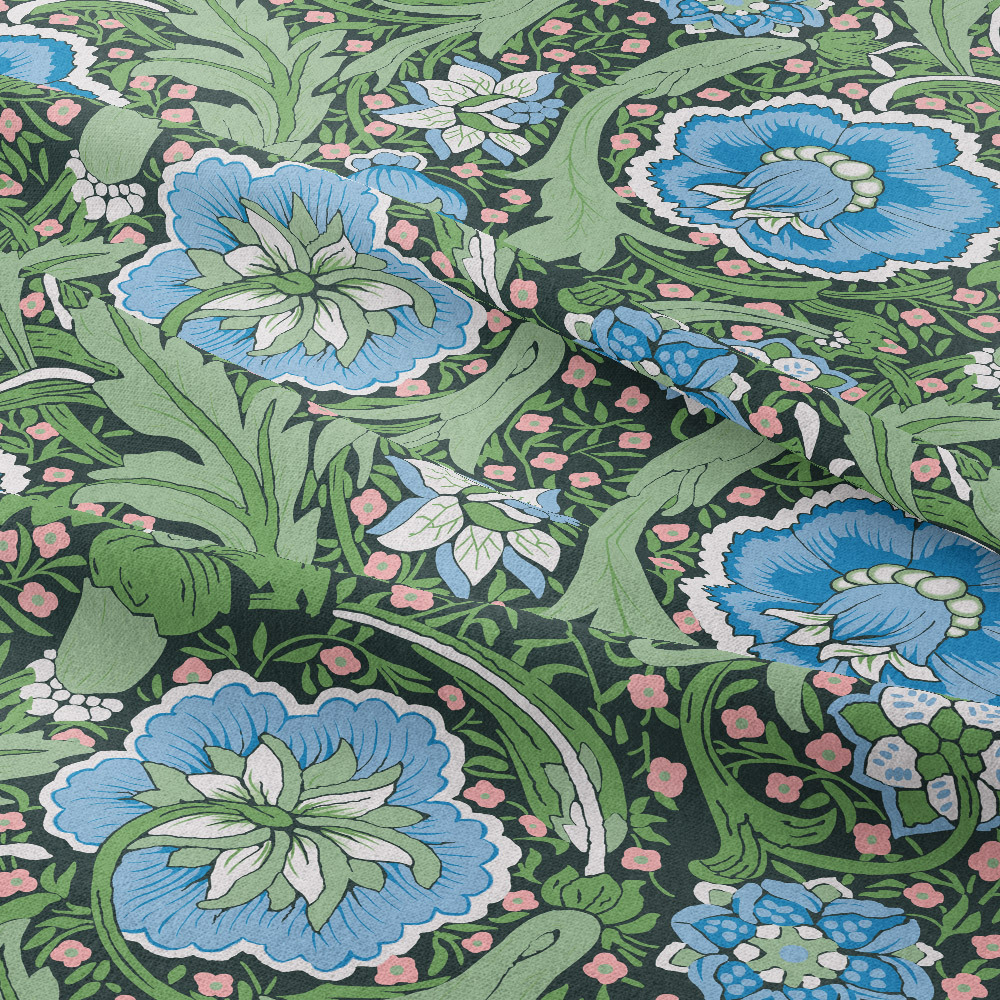 Multi Colorways Seamless Liberty Floral Custom Printing Service - Perfect for Unique Projects