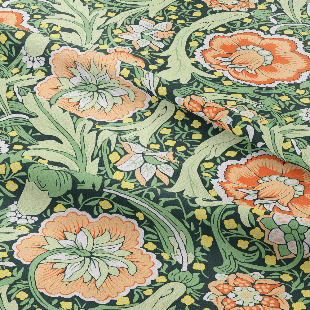 Multi Colorways Seamless Liberty Floral Custom Printing Service - Perfect for Unique Projects
