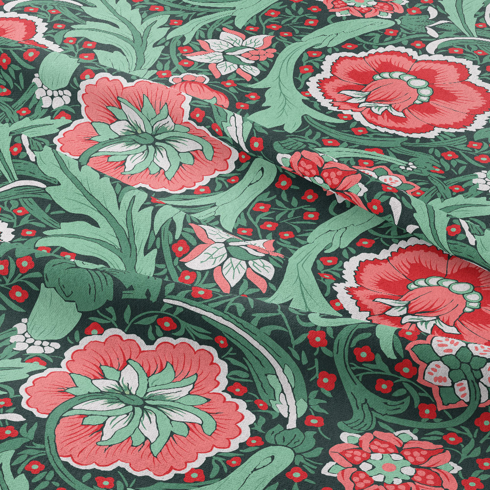 Multi Colorways Seamless Liberty Floral Custom Printing Service - Perfect for Unique Projects