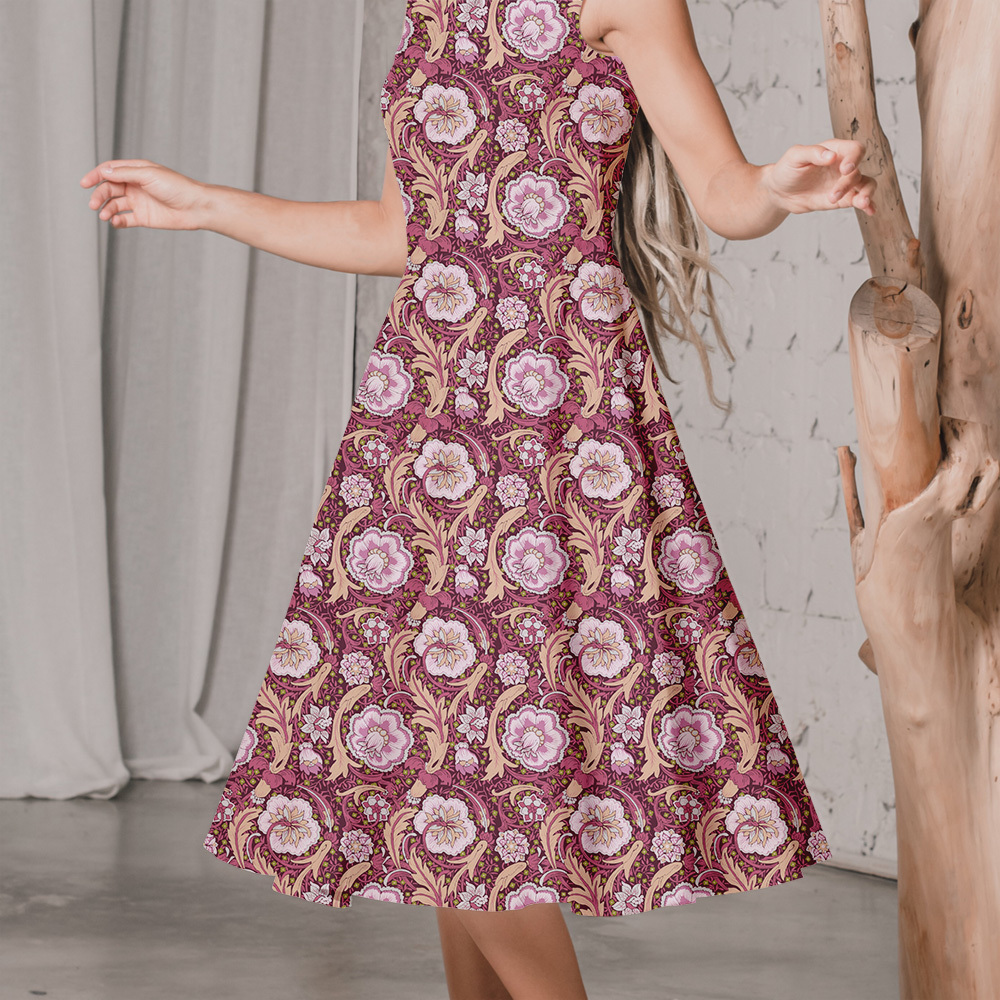 Multi Colorways Seamless Liberty Floral Custom Printing Service - Perfect for Unique Projects