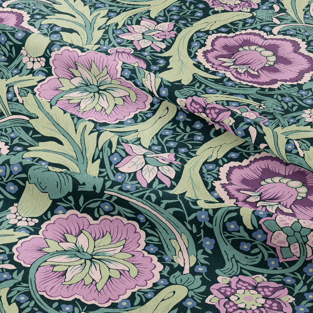 Multi Colorways Seamless Liberty Floral Custom Printing Service - Perfect for Unique Projects