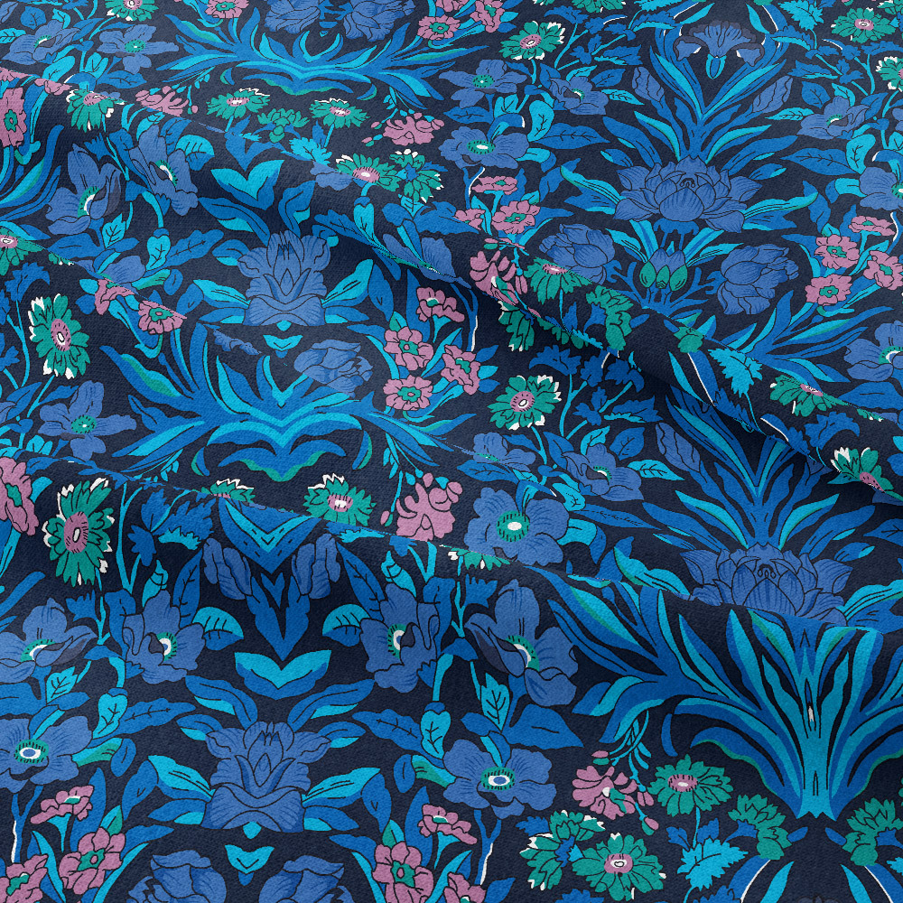 Multi Colorways Liberty Floral Seamless Print Patterns - Tailored Fabric Service by Prinstitch