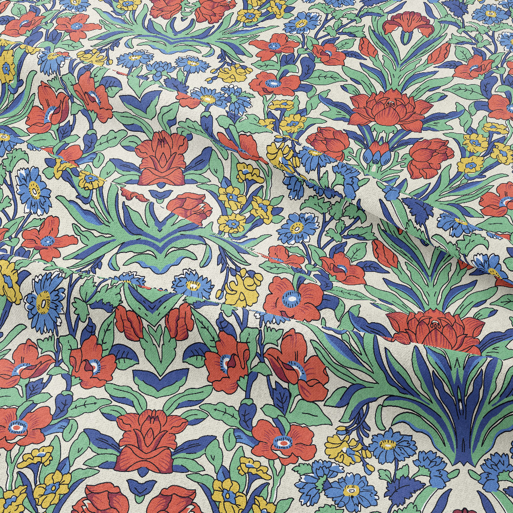 Multi Colorways Liberty Floral Seamless Print Patterns - Tailored Fabric Service by Prinstitch