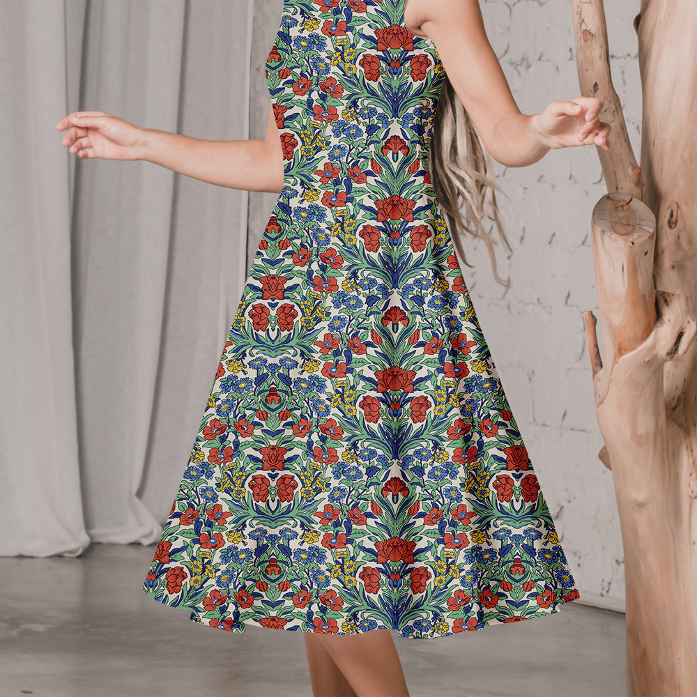 Multi Colorways Liberty Floral Seamless Print Patterns - Tailored Fabric Service by Prinstitch