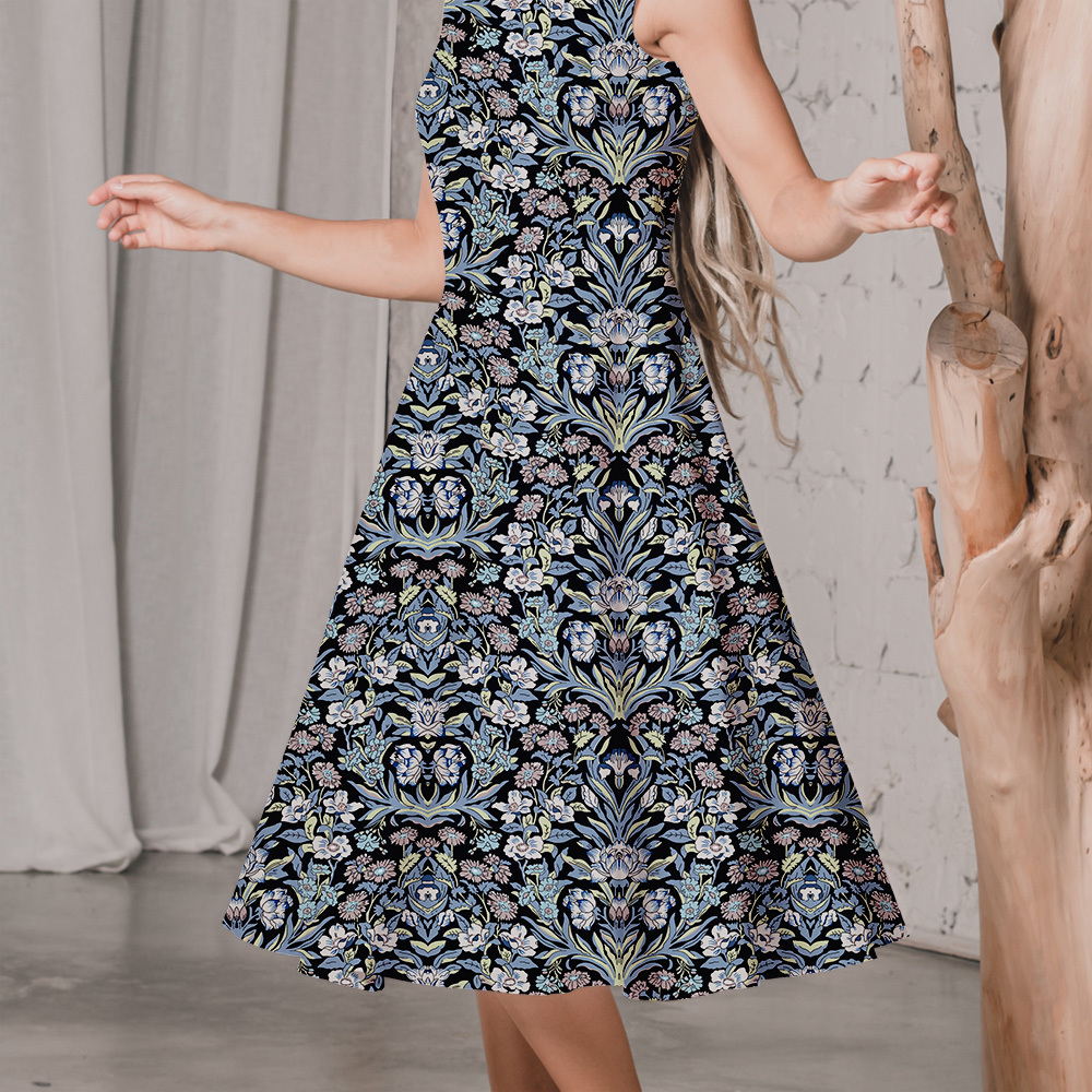 Multi Colorways Liberty Floral Seamless Print Patterns - Tailored Fabric Service by Prinstitch