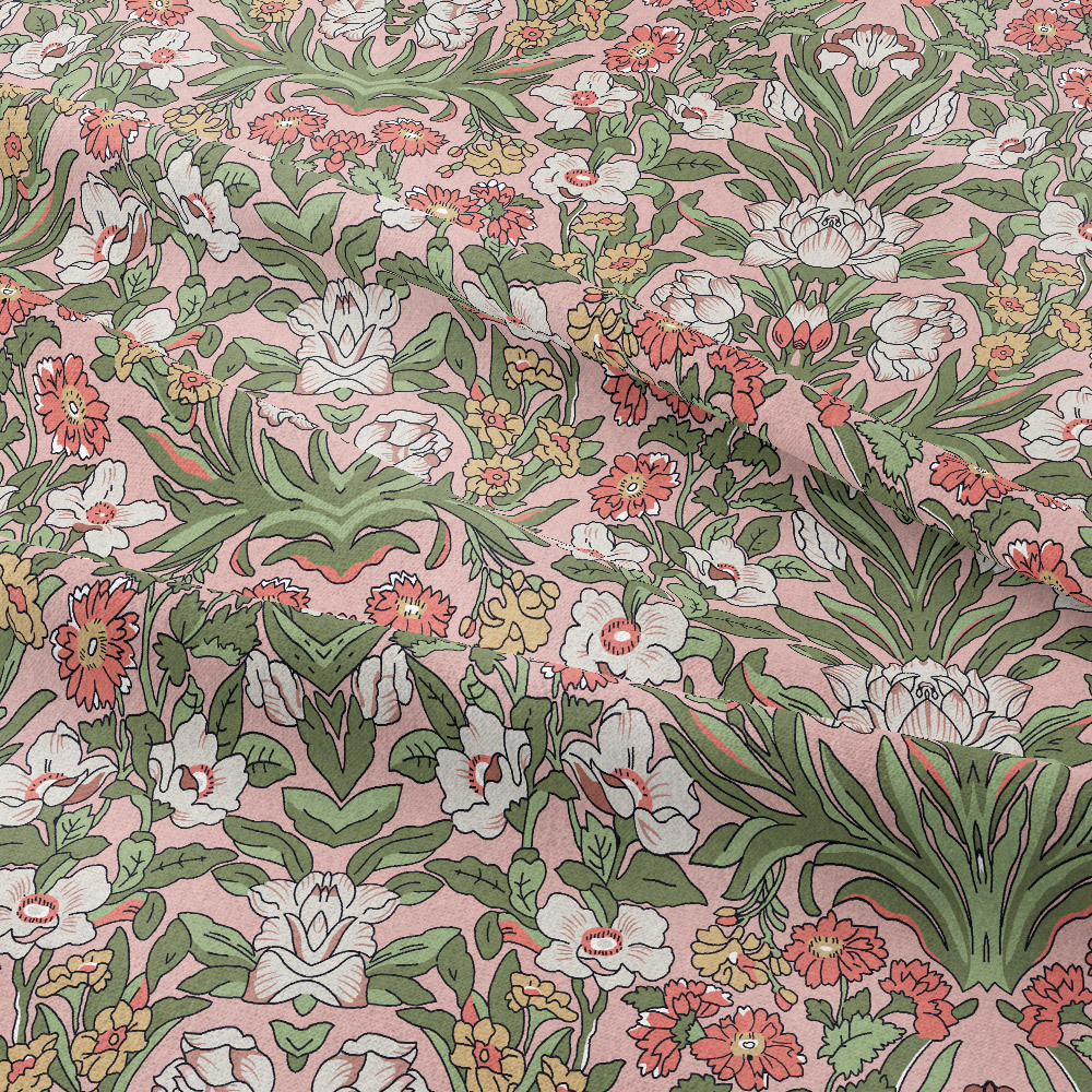 Multi Colorways Liberty Floral Seamless Print Patterns - Tailored Fabric Service by Prinstitch