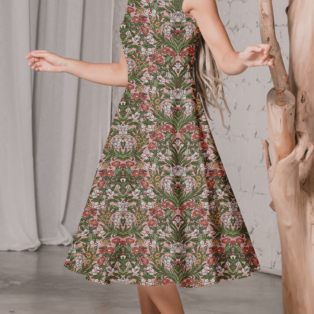 Multi Colorways Liberty Floral Seamless Print Patterns - Tailored Fabric Service by Prinstitch