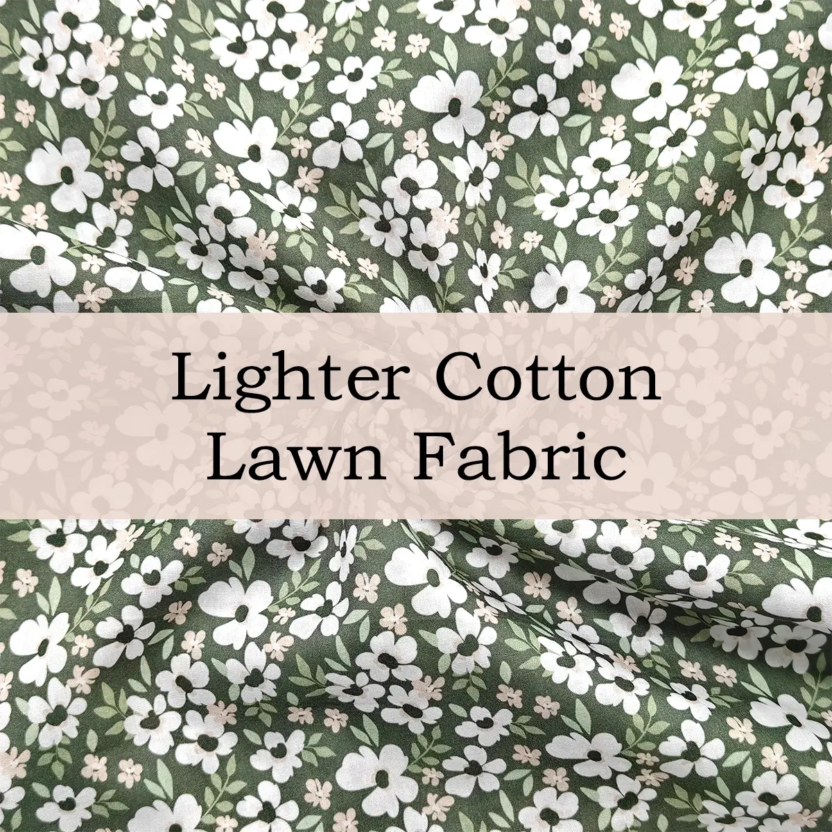 Custom Printed Cotton Poplin Liberty Base Fabric | Lightweight & Breathable