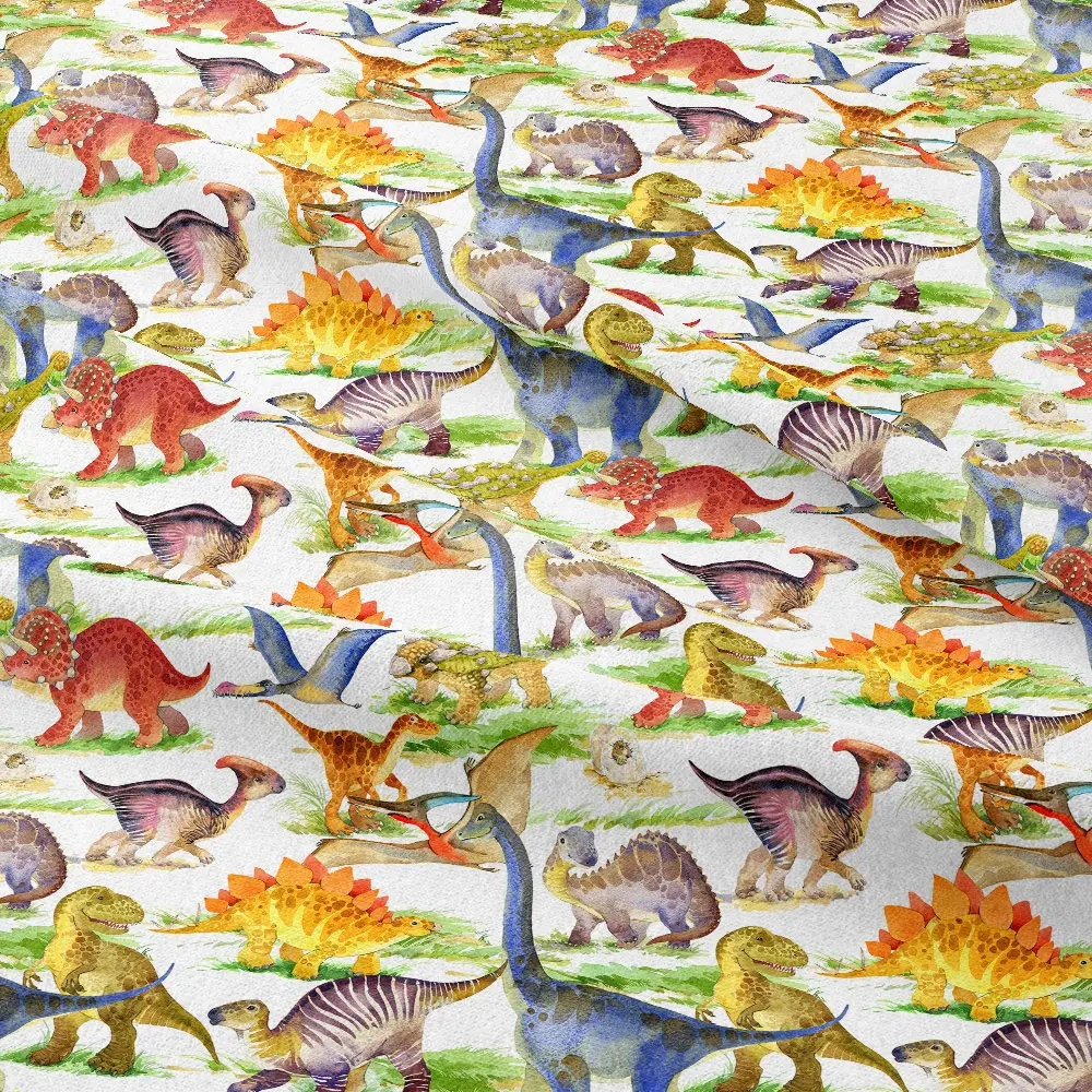 Personalized Cartoon Dinosaur Dragon Fabric Patterns - High - Quality Seamless Designs