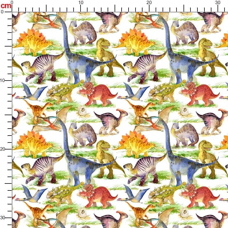 Personalized Cartoon Dinosaur Dragon Fabric Patterns - High - Quality Seamless Designs