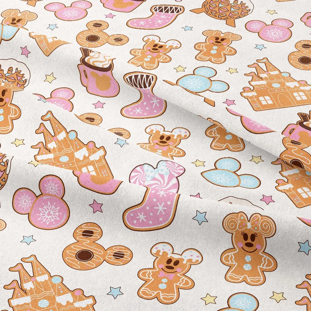Customized Print Mickey Cookies Fabric - Personalize Your Prints At Prinstitch