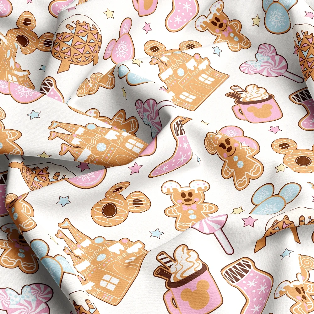 Customized Print Mickey Cookies Fabric - Personalize Your Prints At Prinstitch