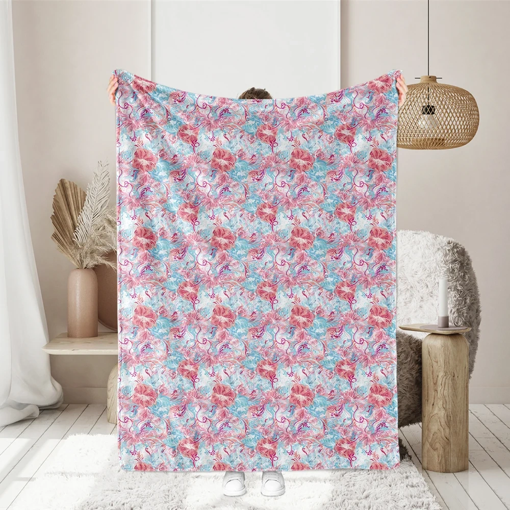 Soft Vintage Powder Blue Flowers Liberty Floral Print – Custom Print Fabrics
