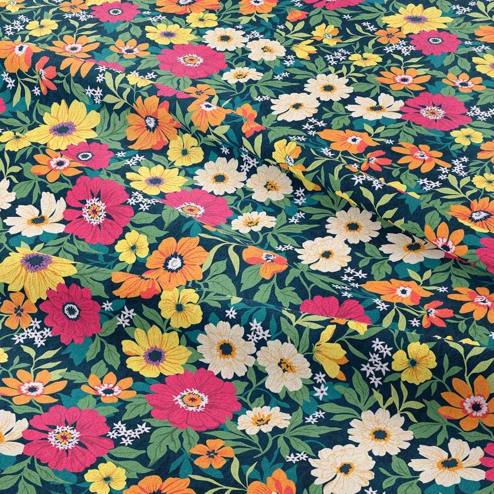Delicate and Colorful Liberty Floral Print Fabric – Custom Print Fabrics