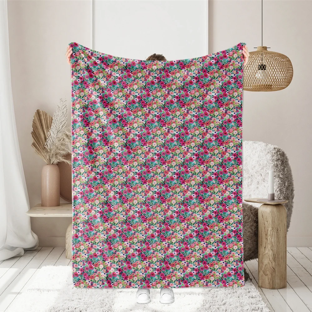 Colorful Liberty Floral Print Exquisite Artistic Feel – Custom Print Fabric