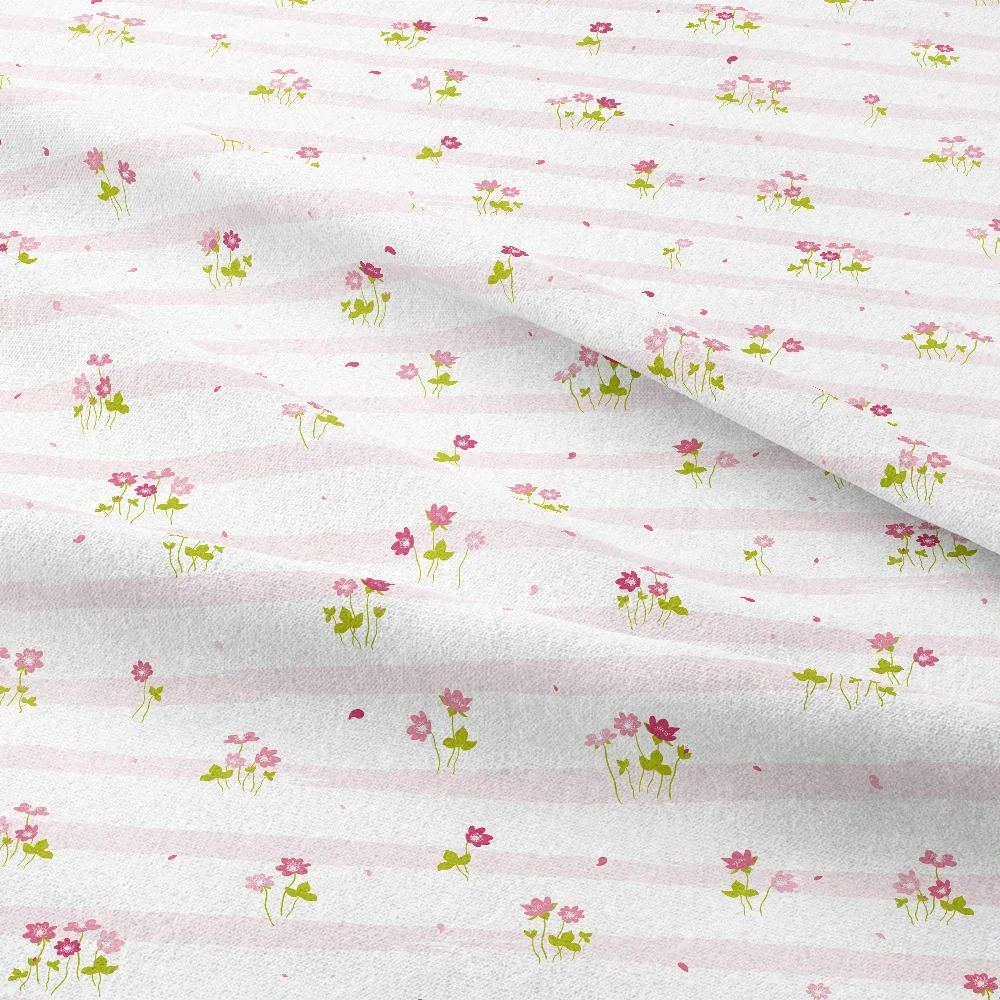 Pure Vintage White Small Floral Liberty Floral Print – Custom Print Fabrics