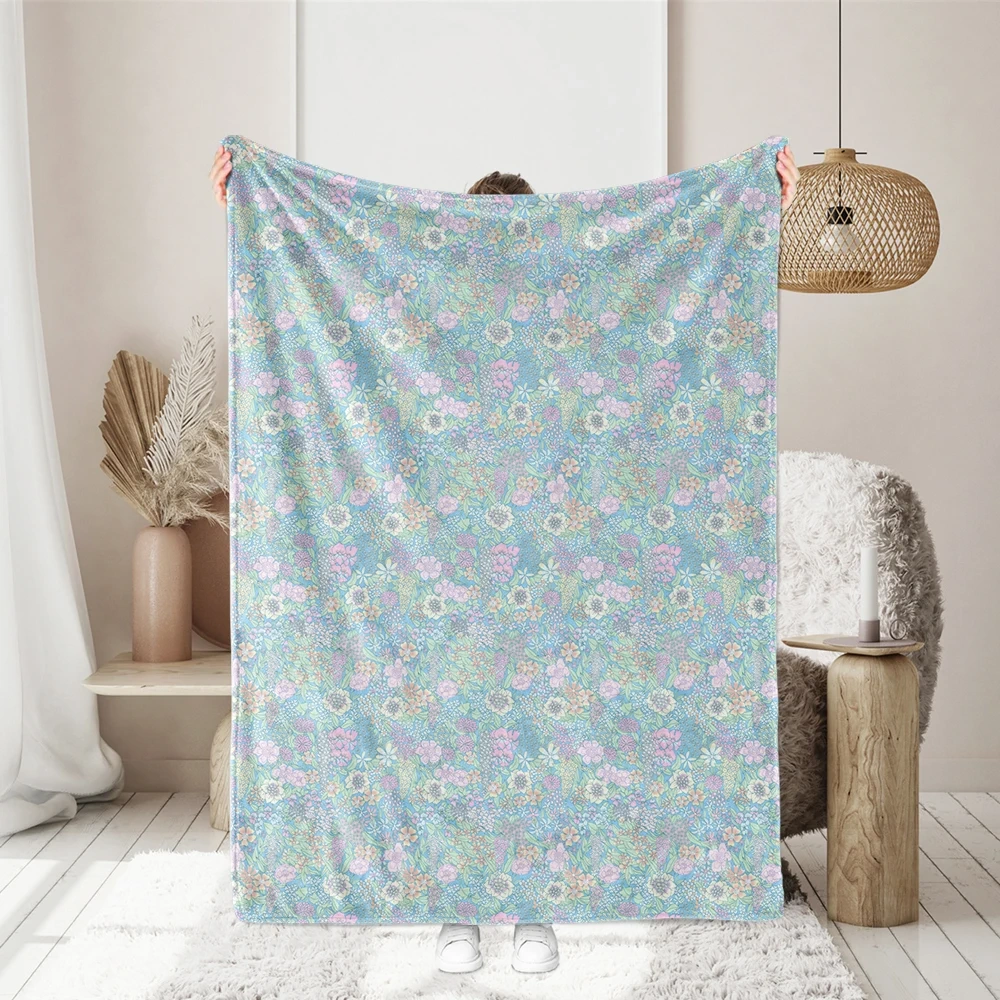 Colorful and Charming Liberty - Style Floral Fabric – Custom Print Fabrics