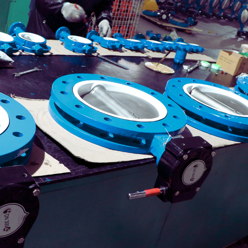 U Section Butterfly Valve