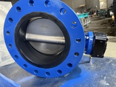 Class250 AWWA C504 Flat Face AWWA C504 Double Flange Butterfly Valve