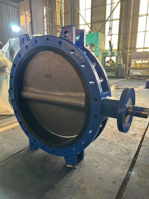1.4469 Solid Disc Soft Seat U-type Butterfly Valve