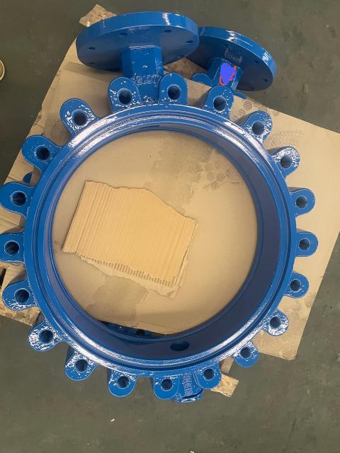 EPDM NBR Coated Disc  ANSI 150Lb Soft Seat Lug  Type Butterfly Valve