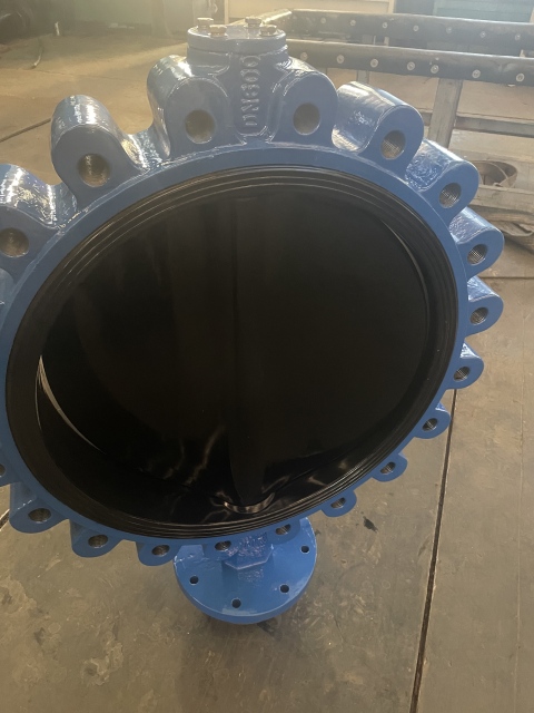 EPDM NBR Coated Disc  ANSI 150Lb Soft Seat Lug  Type Butterfly Valve