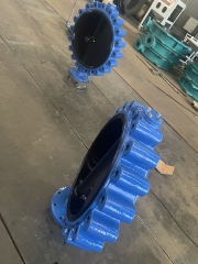 EPDM NBR Coated Disc  ANSI 150Lb Soft Seat Lug  Type Butterfly Valve