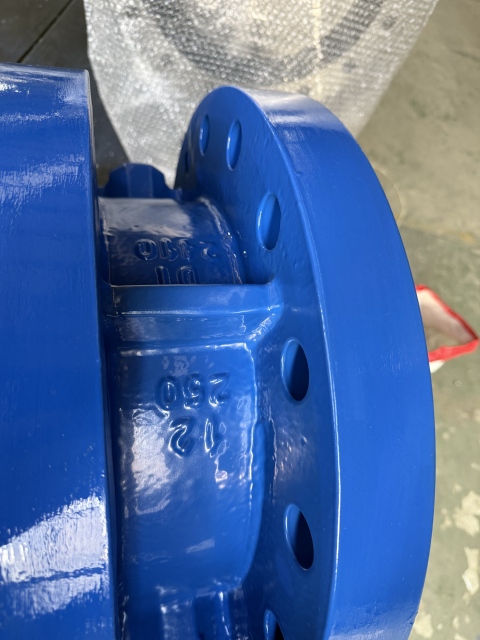 Class250 AWWA C504 Flat Face AWWA C504 Double Flange Butterfly Valve
