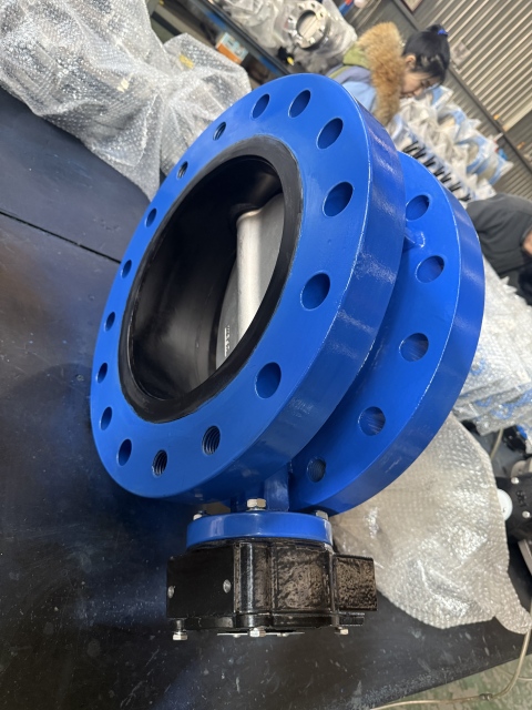 Class250 AWWA C504 Flat Face AWWA C504 Double Flange Butterfly Valve