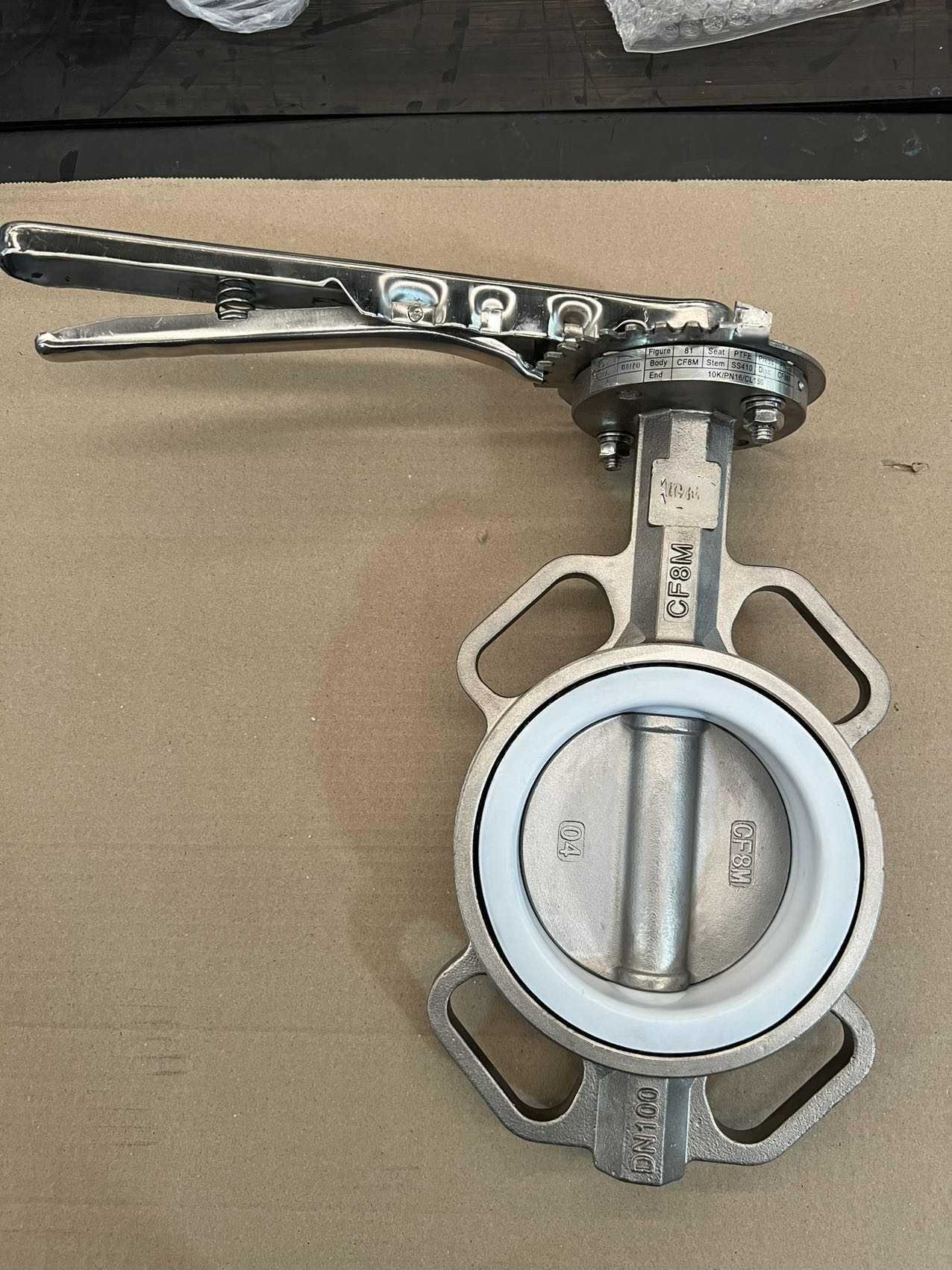CF8M Stainless Steel  Wafer Lug Butterfly Valve