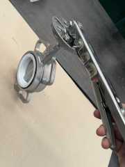 CF8M Stainless Steel  Wafer Lug Butterfly Valve