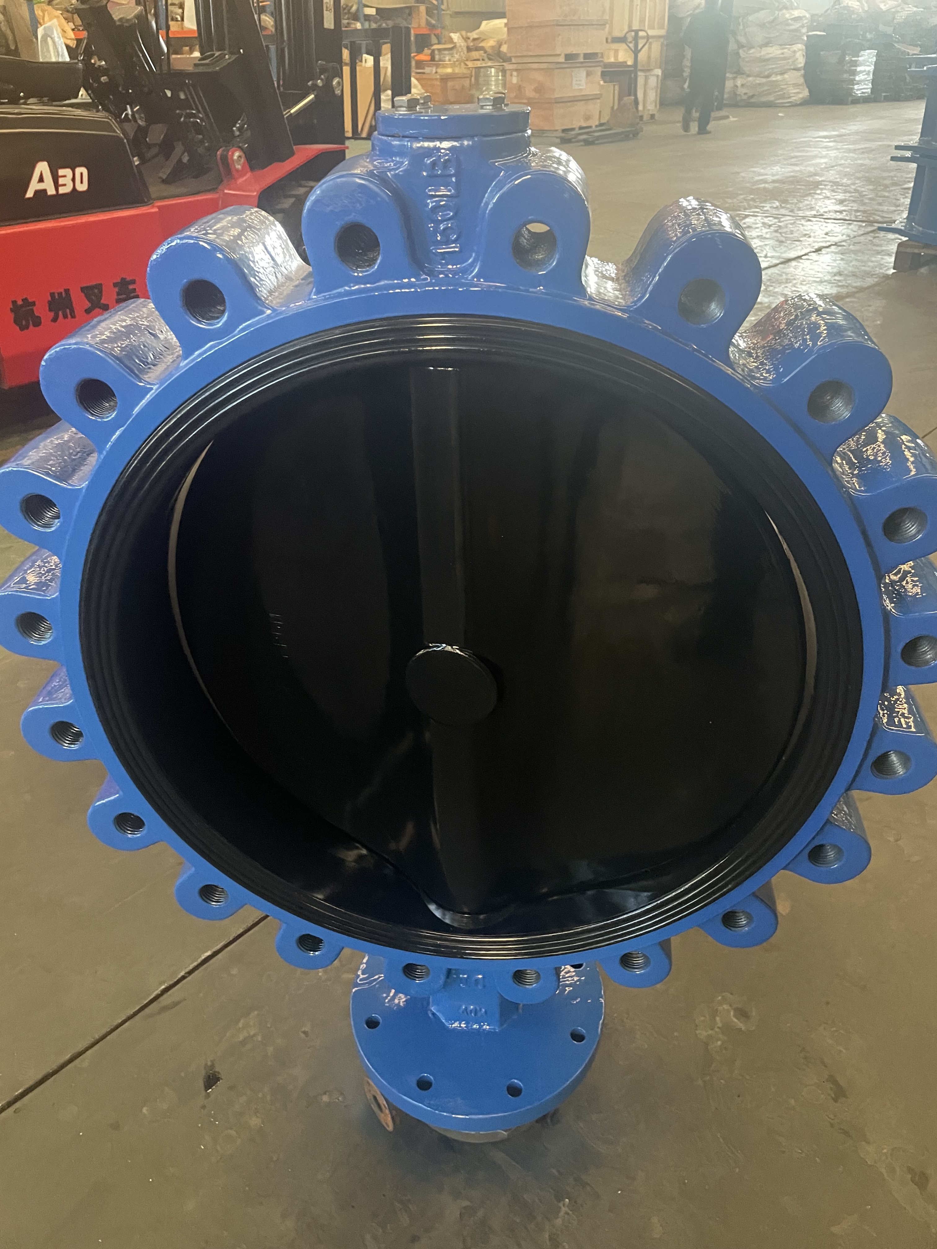 Van bướm có tai nối 24" DN600 Class150, đĩa lót EPDM.,Van bướm có tai nối 24" DN600 Class150, đĩa lót EPDM.,Van Laux