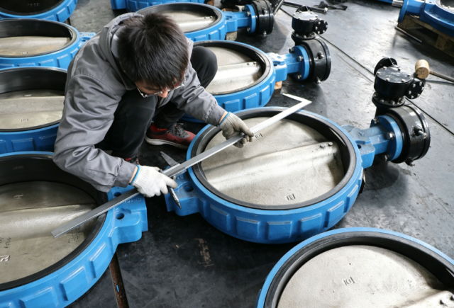 16" Wafer Butterfly Valve — Replaceable Cartridge Seat,16" Wafer Butterfly Valve Replaceable Seat | Laux Valve,Laux Valve
