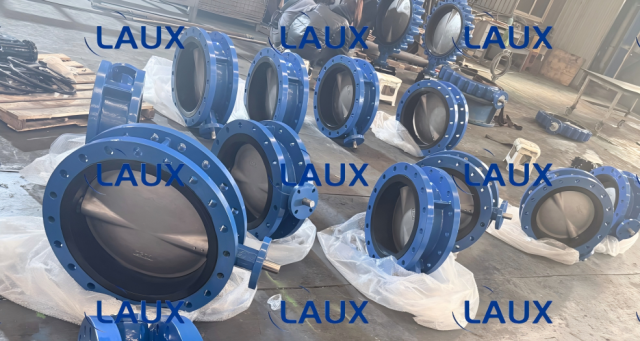 AWWA C504 Concentric Double Flange Butterfly Valve — Class 125, Vulcanized Seat, Flat Face