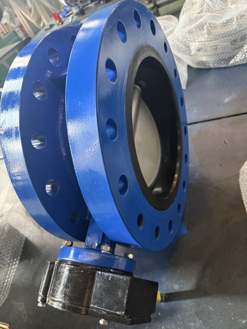 AWWA C504 Concentric Double Flange Butterfly Valve — Class 125, Vulcanized Seat, Flat Face