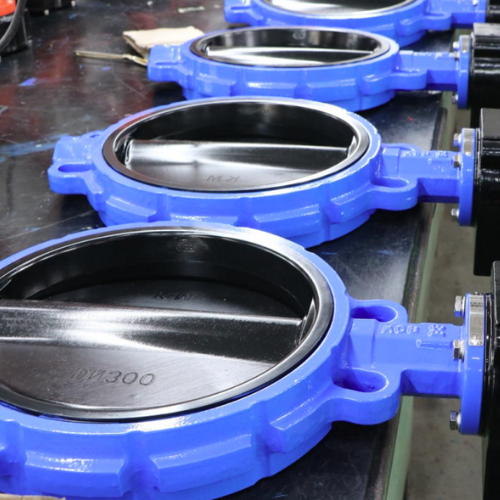 DN300 (12") Wafer Butterfly Valve – Cartridge Seat, Rubber Coated Disc