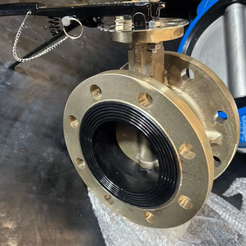 Concentric Double Flange Butterfly Valve Full Al-Bronze (C95800) Body & Disc – Seawater Service,Concentric Double Flange Butterfly Valve Full Al-Bronze (C95800) Body & Disc – Seawater Service,Válvula Laux