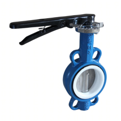 Wafer Butterfly Valve with PTFE Seat OEM Manufacturer,Wafer Butterfly Valve with PTFE Seat OEM Manufacturer,Válvula Laux