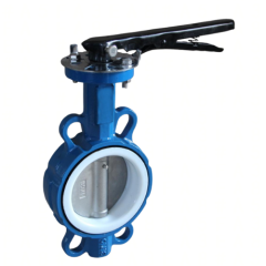 Wafer Butterfly Valve with PTFE Seat OEM Manufacturer,Wafer Butterfly Valve with PTFE Seat OEM Manufacturer,Válvula Laux