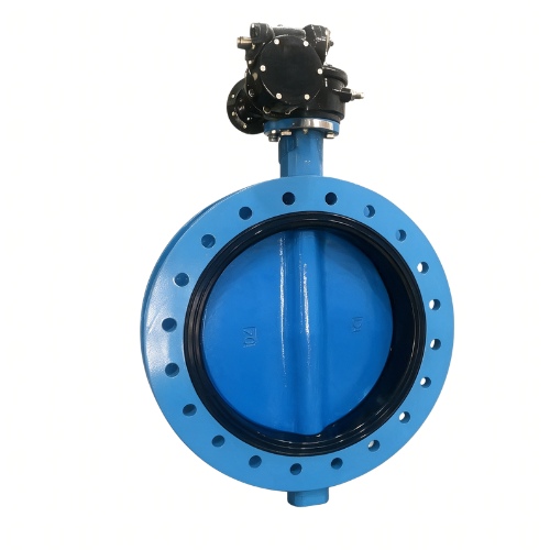 DN500 PN10 U-Section Butterfly Valve — Ductile Iron Epoxy Coated Disc,DN500 PN10 U-Section Butterfly Valve — Ductile Iron Epoxy Coated Disc,Laux Valve