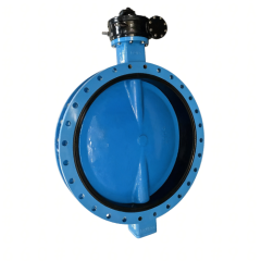 DN500 PN10 U-Section Butterfly Valve — Ductile Iron Epoxy Coated Disc,DN500 PN10 U-Section Butterfly Valve — Ductile Iron Epoxy Coated Disc,Laux Valve