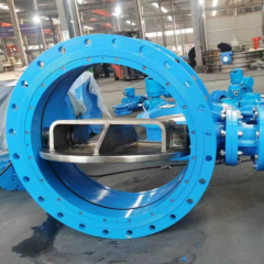 Double Offset Butterfly Valve CF8M Disc — High Performance Double Eccentric Flange Valve