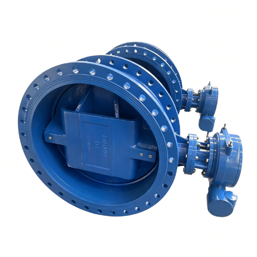 DN1200 PN10 Double Eccentric Butterfly Valve — Russia Wastewater Project
