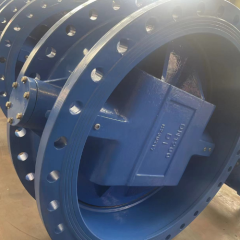 DN1200 PN10 Double Eccentric Butterfly Valve — Russia Wastewater Project