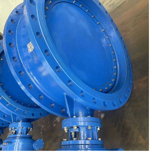 DN1200 PN10 Double Eccentric Butterfly Valve — Russia Wastewater Project