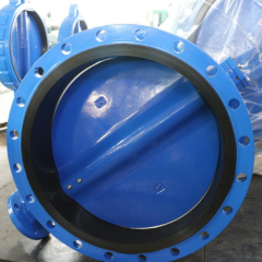 DN600 EN 558-1 Series 13 Double Flange Butterfly Valve with Epoxy Coated Disc