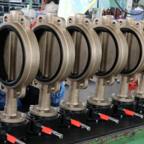 Al-Bronze Body C95800 Disc Wafer Butterfly Valve for Seawater