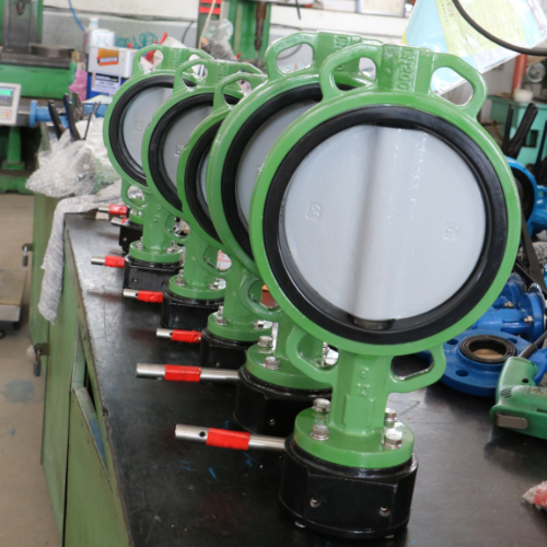 Wafer Butterfly Valve Nylon 11 Coated Disc NSF61 Certification Epoxy Coating