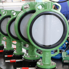 Wafer Butterfly Valve Nylon 11 Coated Disc NSF61 Certification Epoxy Coating